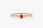 Solivelle Ruby Birthstone Ring