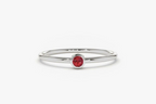 Solivelle Ruby Birthstone Ring