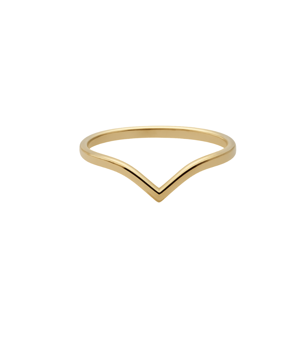 Sora Diamant-Ring aus Gold mit funkelnden Akzenten edel