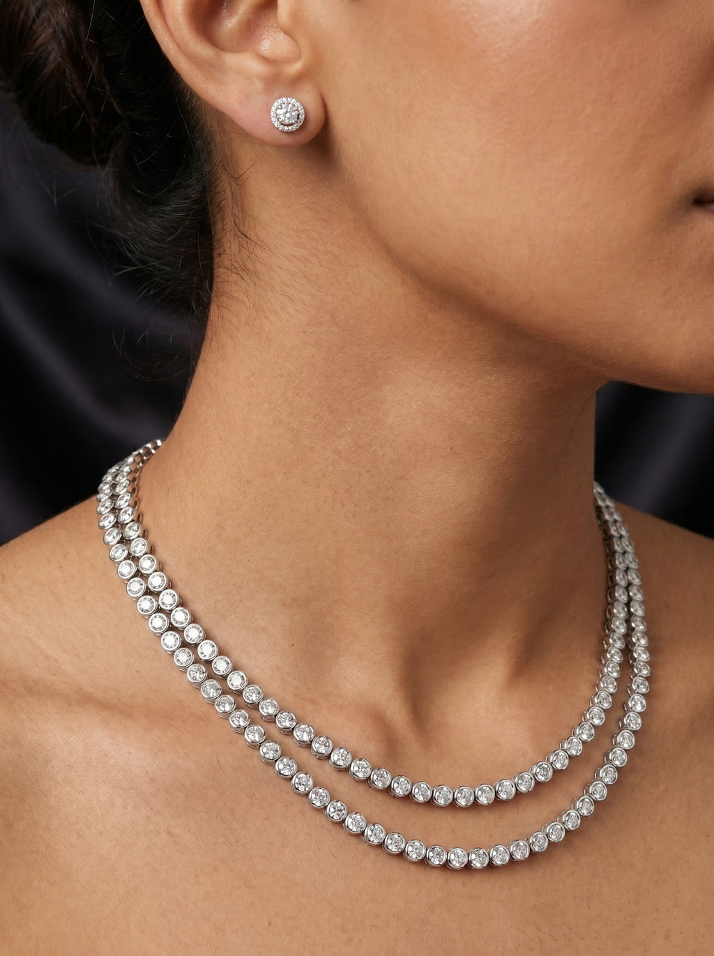 THEIA Diamant-Schmuckset aus Weißgold