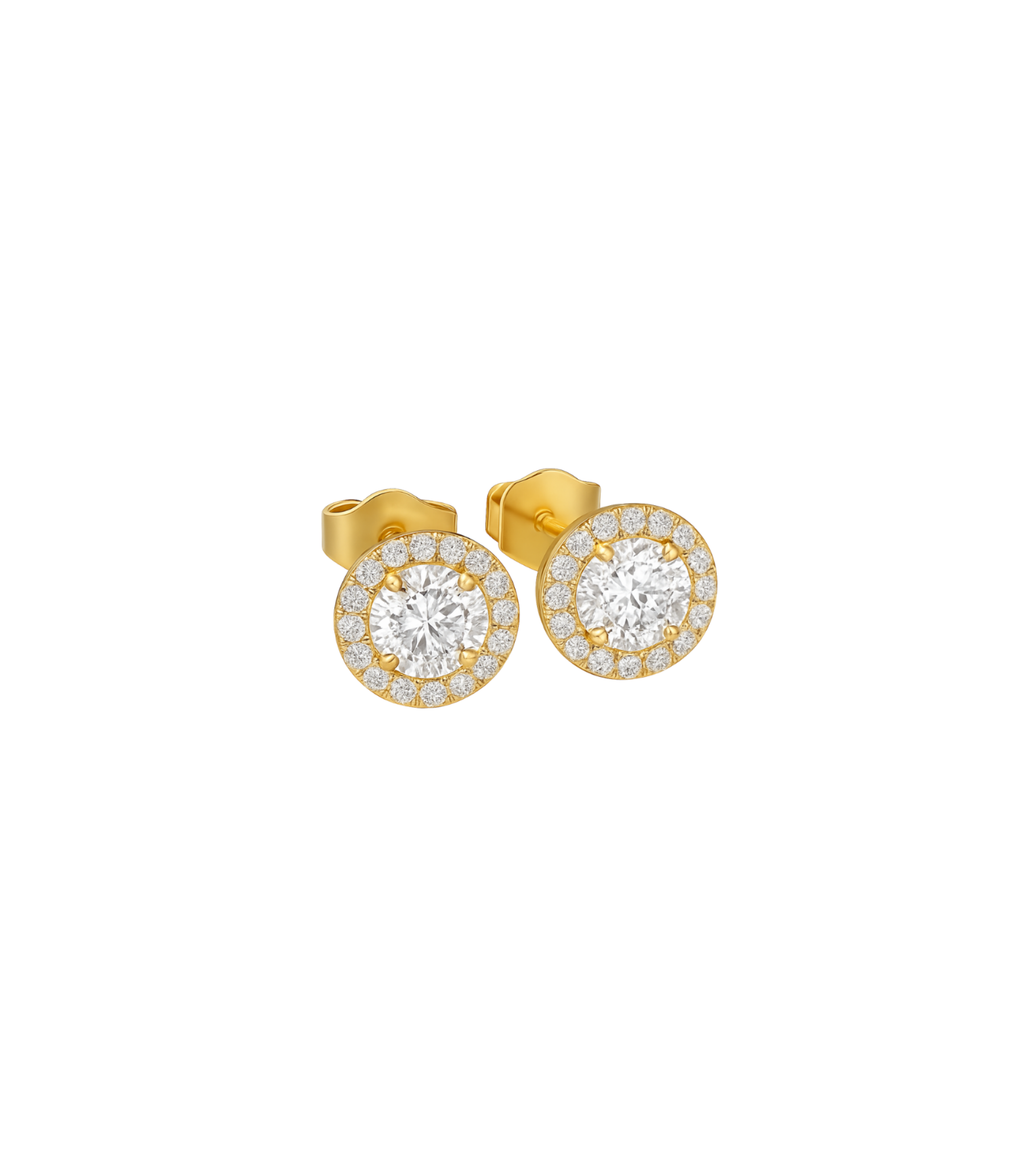 Valestra Diamant-Ohrstecker aus Gold mit elegantem Design