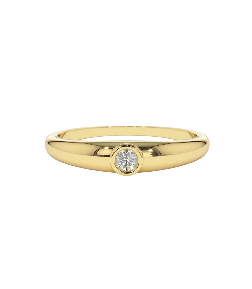 Vega Diamantring aus Gold mit elegantem Design
