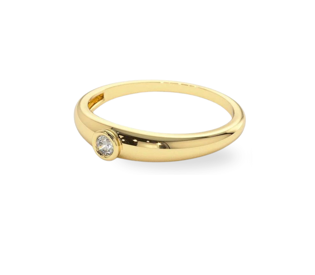 Vega Diamantring aus Gold mit elegantem Design