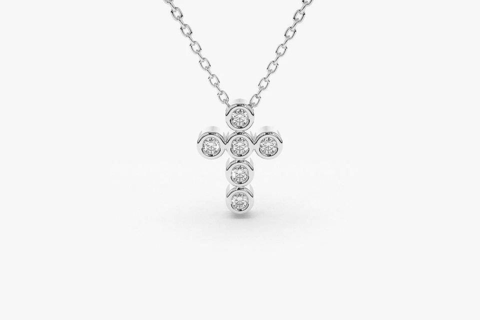 Veritas Diamant-Halskette aus Silber mit elegantem Anhänger