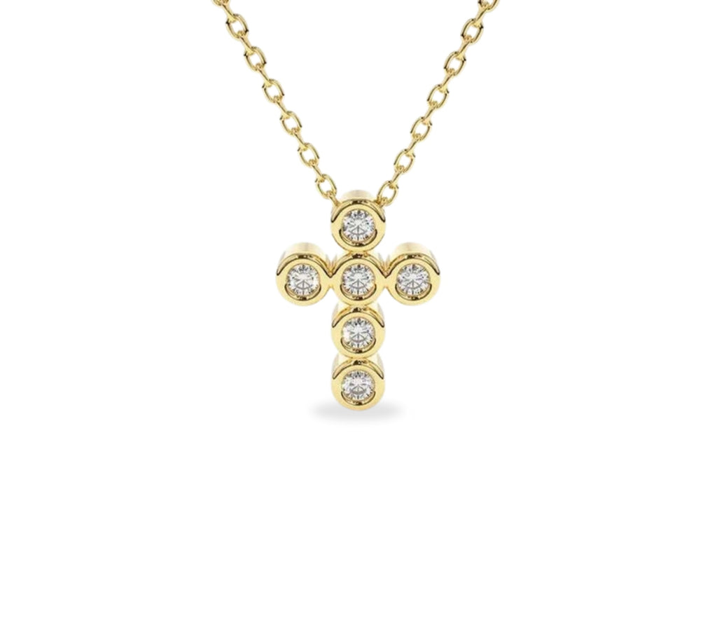 Veritas Diamant-Halskette aus Gold mit elegantem Anhänger
