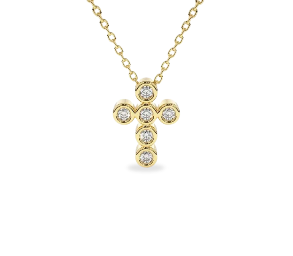 Veritas Diamant-Halskette aus Gold mit elegantem Anhänger