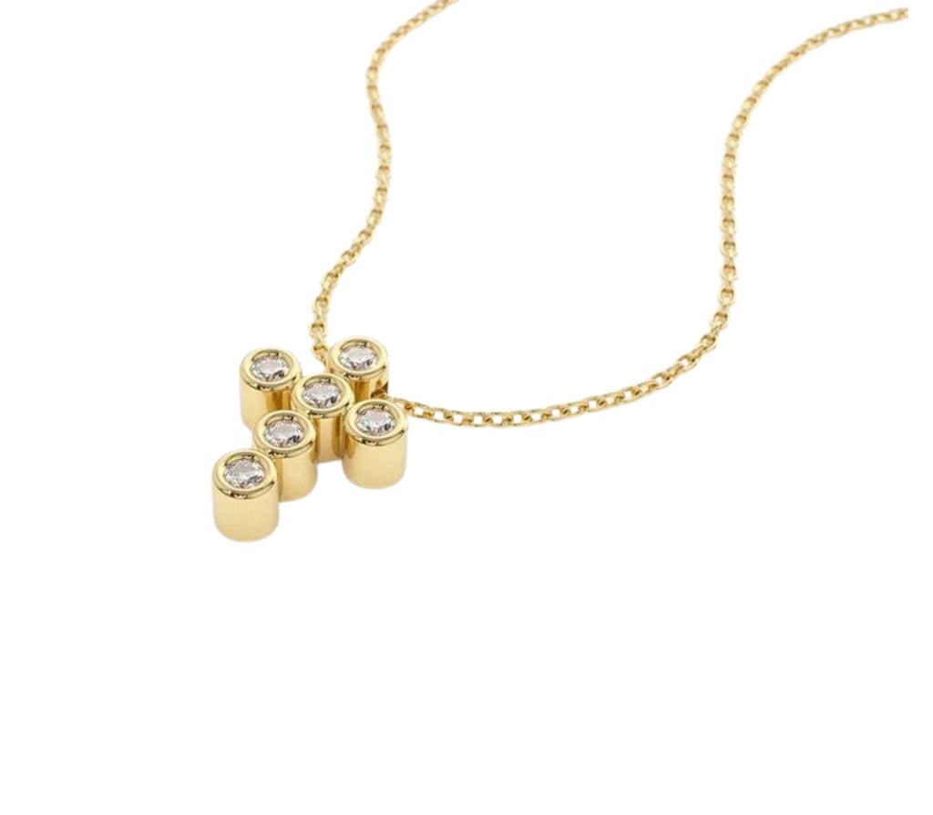 Veritas Diamant-Halskette aus Gold mit elegantem Anhänger