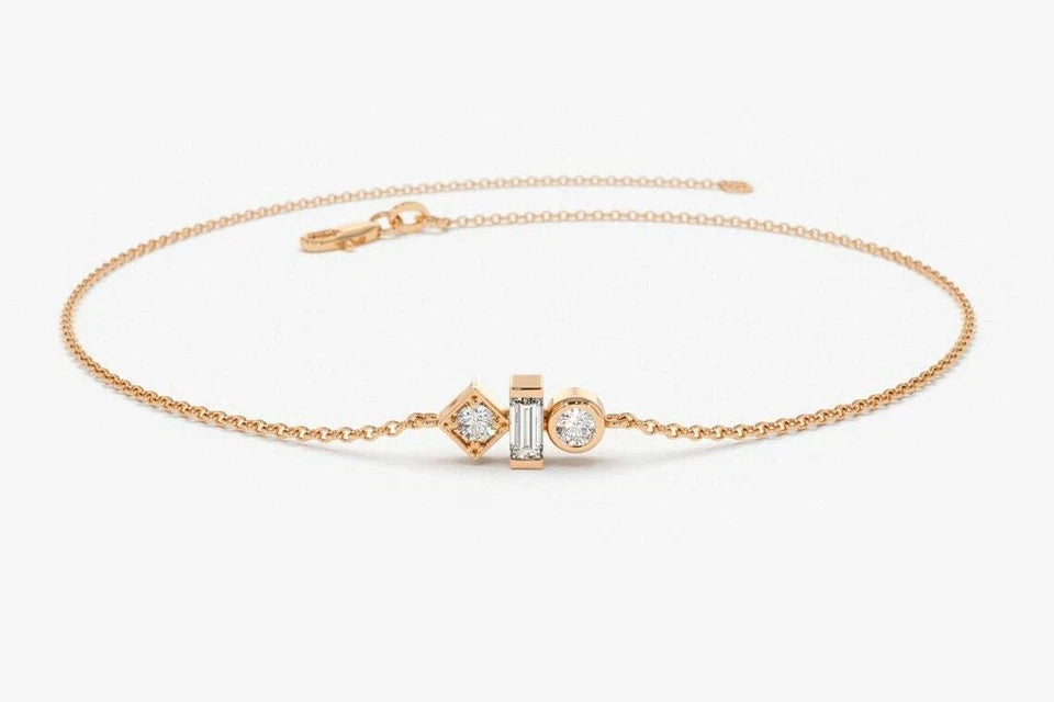 Veya Diamant-Armband aus Rose Gold mit eleganten Akzenten schmuck