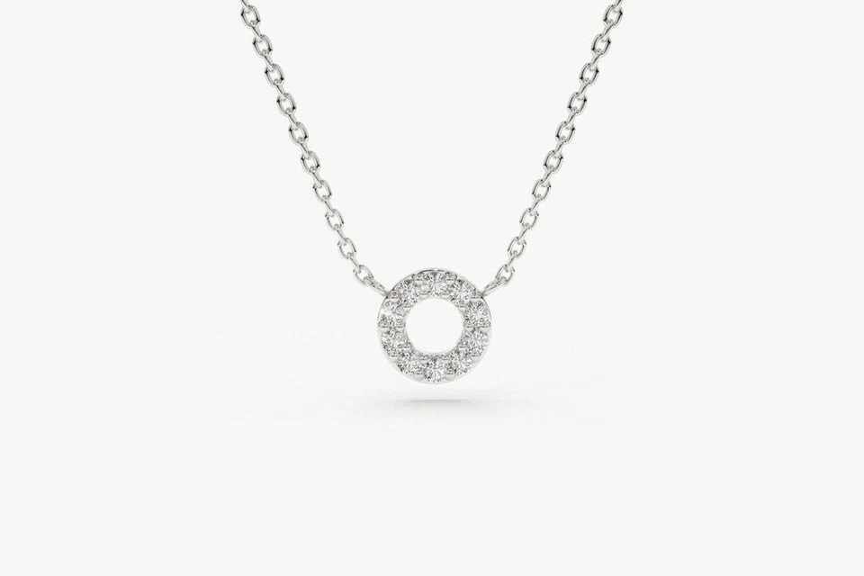 Vida Diamant-kette aus Silber mit funkelnden Akzenten edel