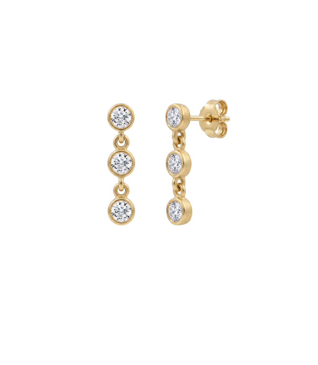 Virelia Diamant-Ohrringe aus Gold mit elegantem Design