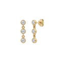 Virelia Diamant-Ohrringe aus Gold mit elegantem Design