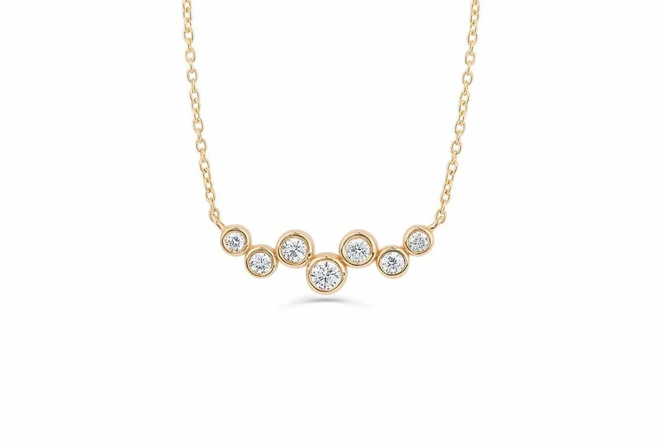 Virelle Diamantkette aus Roségold mit elegantem Design