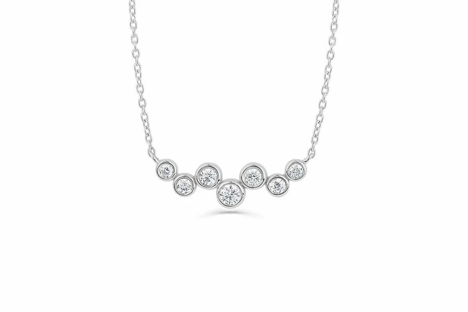 Virelle Diamantkette aus Silber mit elegantem Design