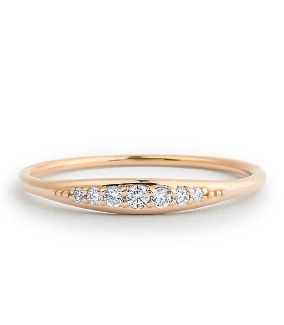 Viremont Diamantring aus Roségold mit elegantem Design
