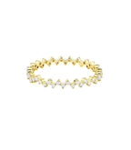 Viridia Diamant-Ring aus Gold mit funkelnden Akzenten