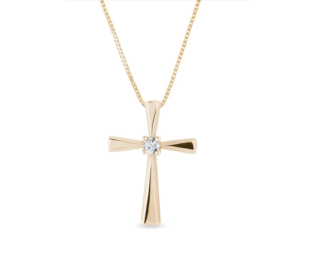 Vita Diamant-Halskette aus Gold mit elegantem Anhänger