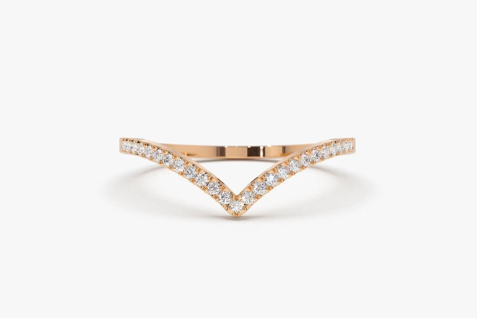Zenith Diamant-Ring aus Rosegold mit zeitlos eleganten Akzenten