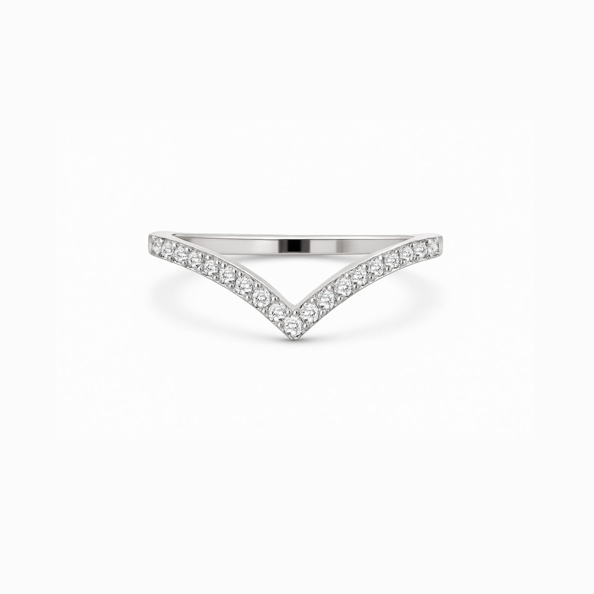 Zenith Diamant-Ring aus Weißgold mit zeitlos eleganten Akzenten