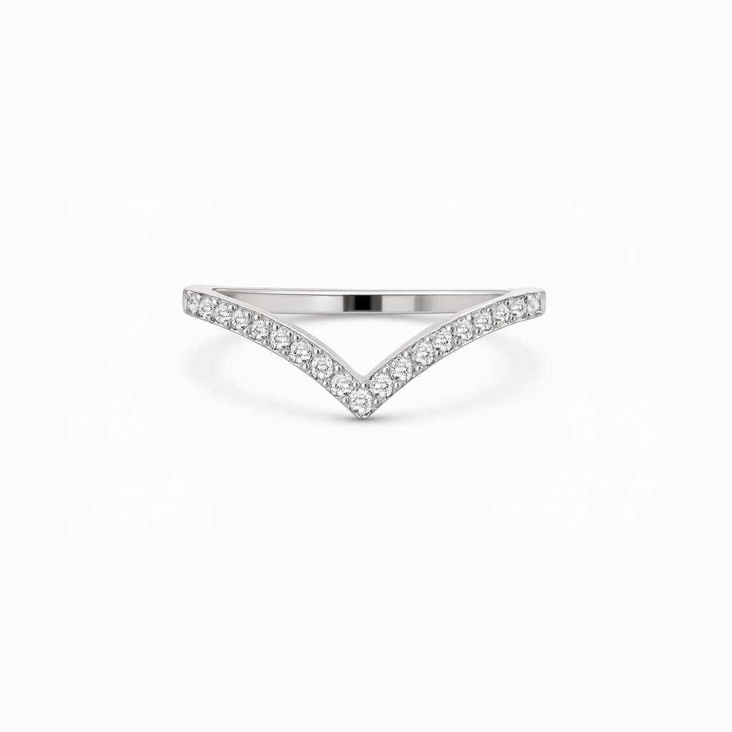 Zenith Diamant-Ring aus Weißgold mit zeitlos eleganten Akzenten