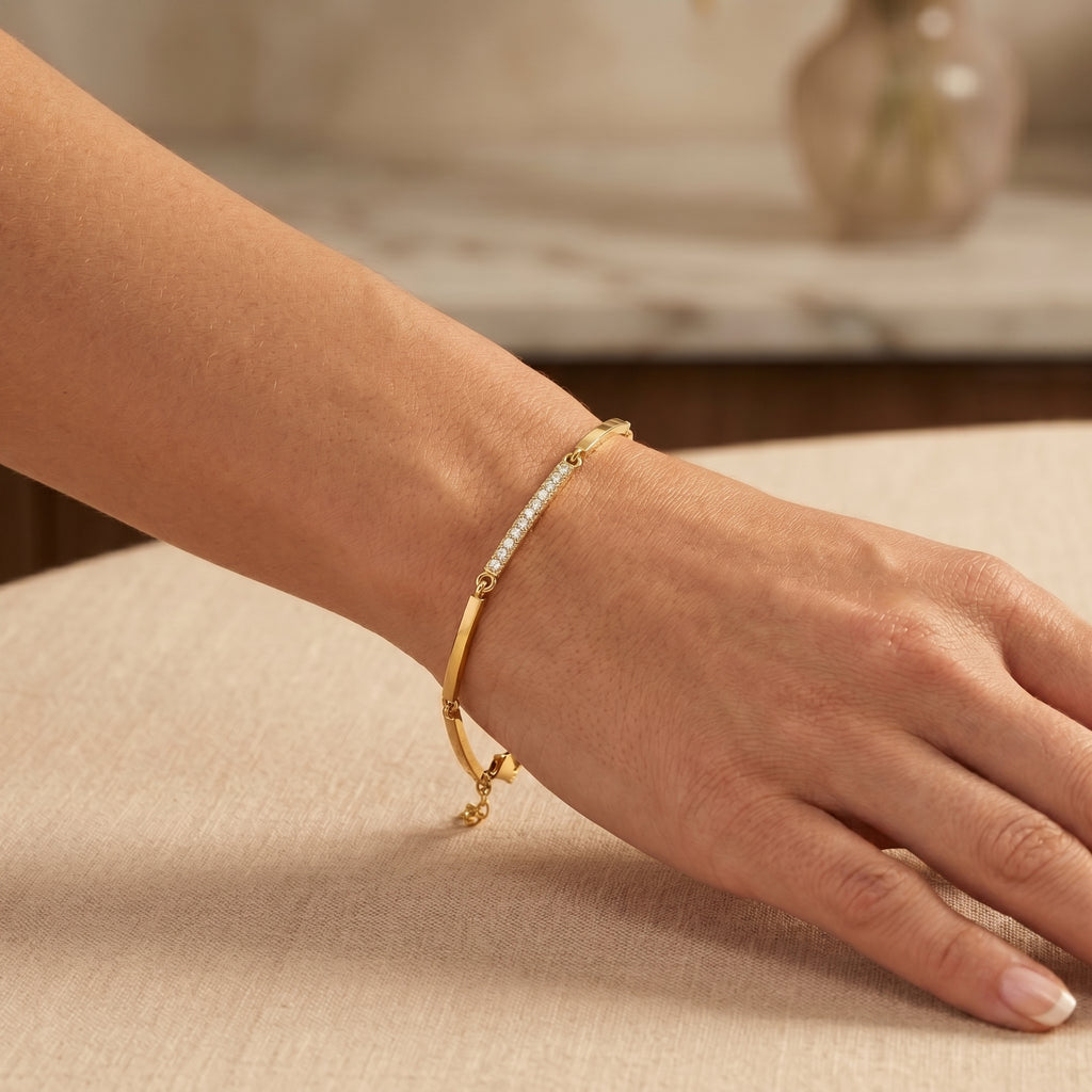 Nerina Diamantarmband aus Gold mit elegantem Design